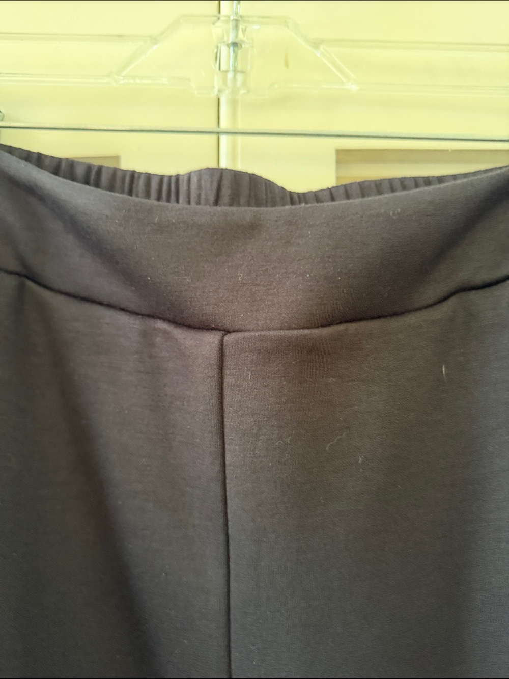 Scuba Black Wide Cropped Leg Pants - Picture 2 of 5